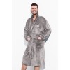 Мужской халат L&L Borys 3XL 3XL серый