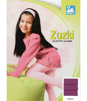 КОЛГОТКИ WOLA ZUZKI 104-110 фіолетові