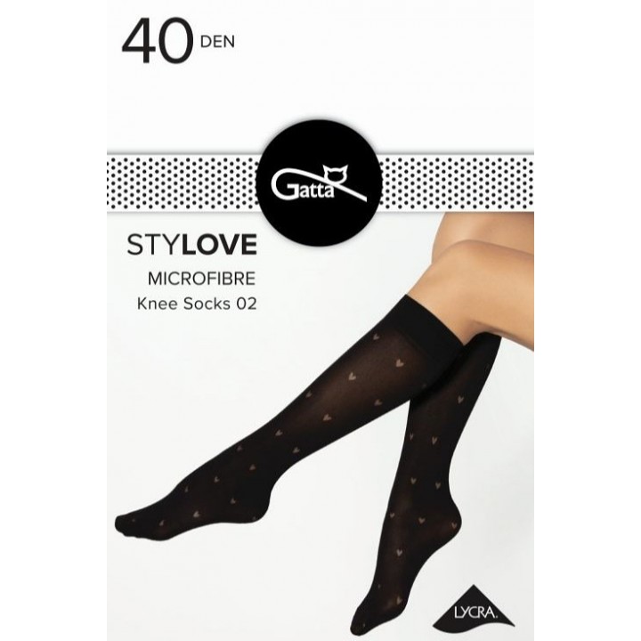 Гольфы из микрофибры GATTA STYLOVE 40 WZ 02 универсальные черные