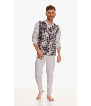 Піжама TARO 2633 VICTOR AW21, темно-синя, 2XL-3XL XXL