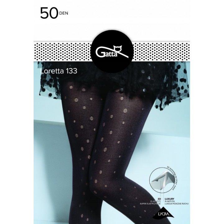 КОЛГОТКИ GATTA LORETTA 50 WZ 133 NERO /4