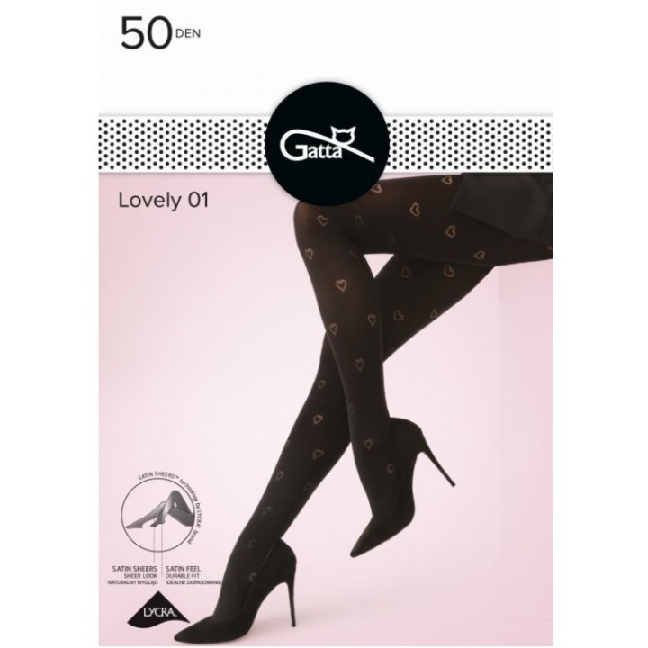 Колготки GATTA LOVELY 50 WZ 01 4 чорні