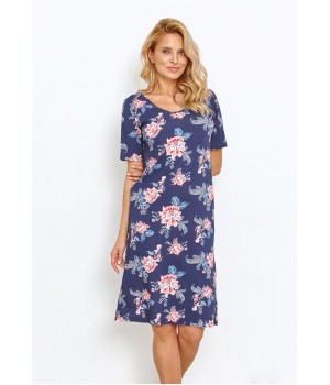 СОРОЧКА TARO 2879 ELLIE SS23 XL темно-синя