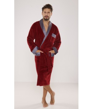 DE LAFENSE 773 BONJOUR DL XL бордовый халат