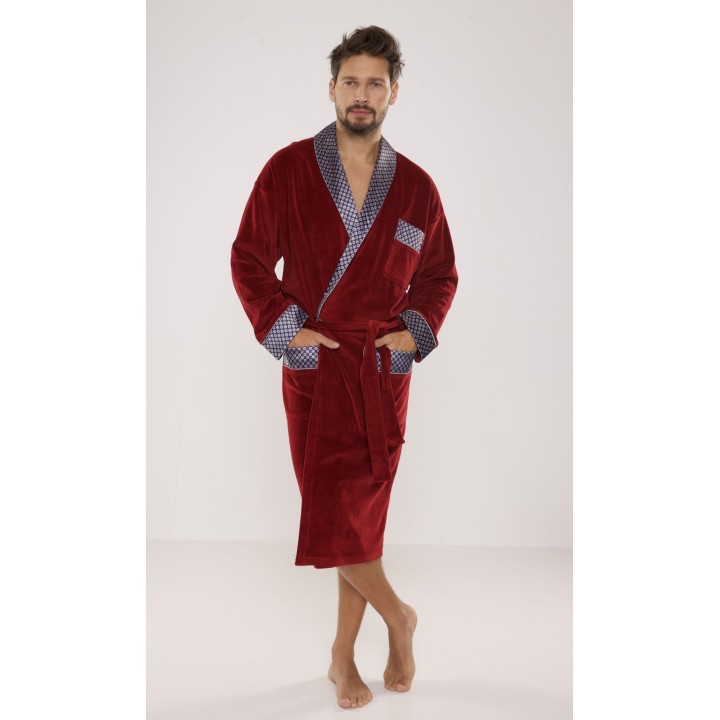 DE LAFENSE 773 BONJOUR DL XL бордовый халат