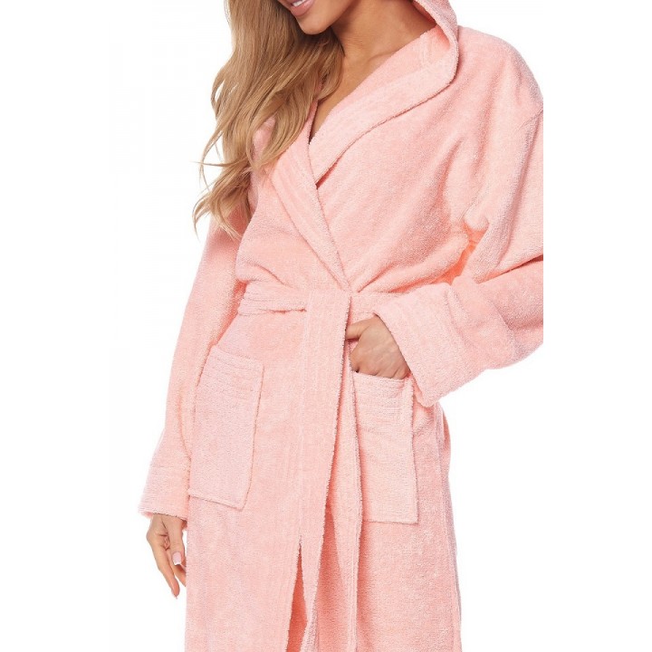 ЖІНОЧИЙ ХАЛАТ L&L 2102 XL абрикосовий