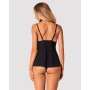 Комплект топу та трусиків Bella Rou XS/S чорний
