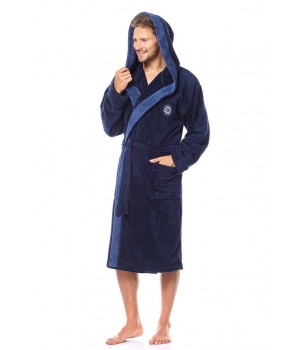 ЧОЛОВІЧИЙ ХАЛАТ L&L GEORGE XL темно-синій ЧОЛОВІЧИЙ ХАЛАТ L&L GEORGE XL темно-синій