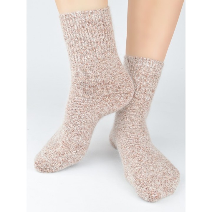 ШКАРПЕТКИ NOVITI SB134-W-03 КОРИЧНЕВИЙ МЕЛ 36-41