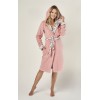 Халат TARO 3055 GARDENIA AW24 M світло-рожевий