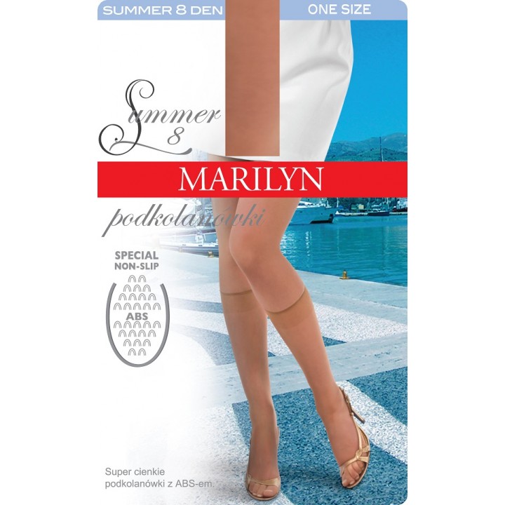 ШКАРПЕТКИ ДО КОЛІН MARILYN SUMMER 8 ABS універсальні тютюнові