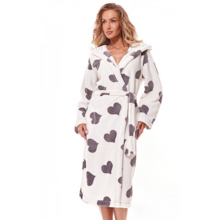 ЖІНОЧИЙ ХАЛАТ L&L 2311 FUTURA БІЛИЙ /XL