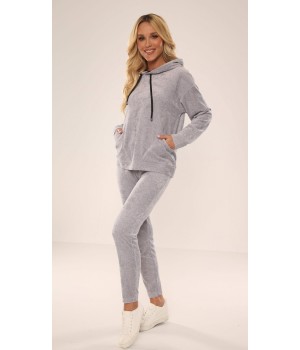 DE LAFENSE 601 MACARENA TRACKSUIT M melange - light gray