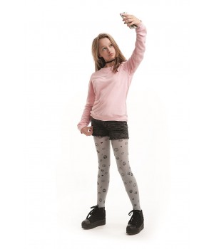 KNITTEX TIGHTS FANPAGE 128-134 bianco