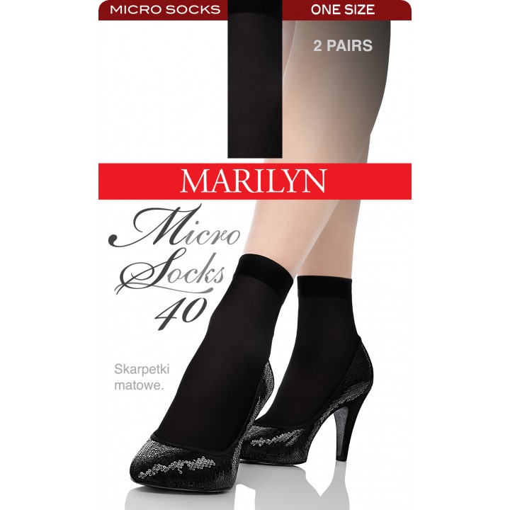 SKARPETY MARILYN MICRO SOCKS 40 VISONE