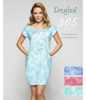 Рубашка REGINA 365 S синяя
