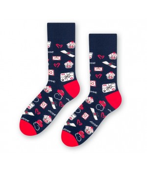 Мужские носки ко Дню святого Валентина STEVEN 136 44-46