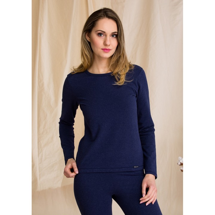 Футболка KEY LVD-729/1 HOT TOUCH L темно-синя