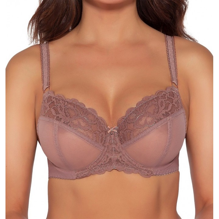 Бюстгальтер AVA 1993 WOOD ROSE 85G, колір деревини та троянди