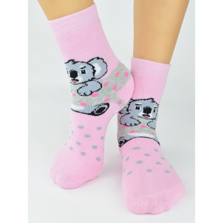 Носки махровые ABS для девочек NOVITI SF006-G-02 19-22