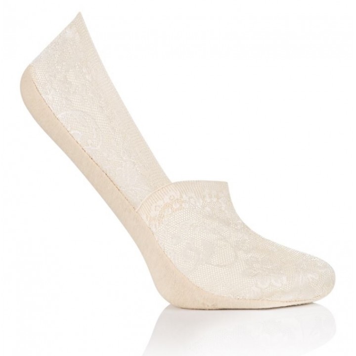 STOPKI KNITTEX ŻAKARDOWE 11850 S/M beige