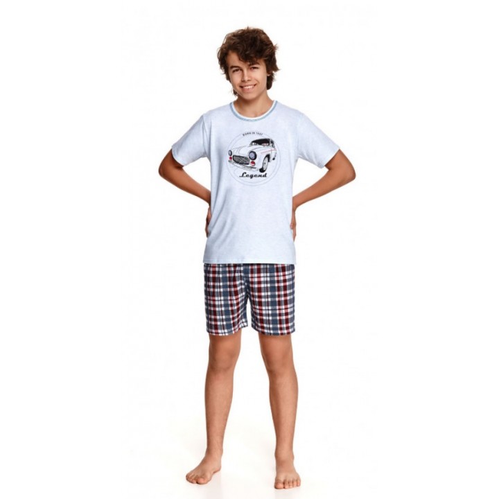 TARO 1111 DAMIAN PAJAMAS SS21 152 меланжево-синий