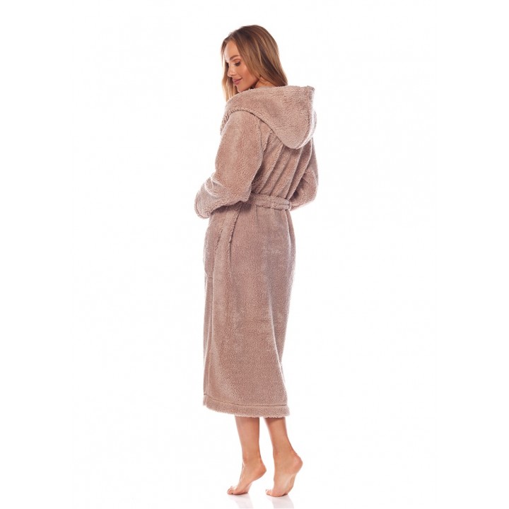 L&L WOMEN'S BATHROBE 2205 BRANDI LONG L angora