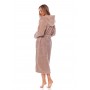 L&L WOMEN'S BATHROBE 2205 BRANDI LONG L angora