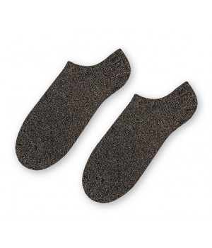 НОСКИ STEVEN 100 LUREX 35-37 черно-золотые