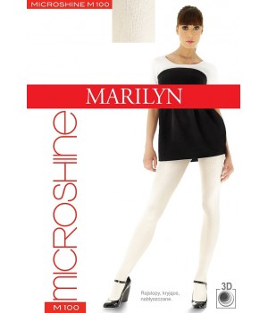 Колготки MARILYN MICRO SHINE 100 1/2 темно-синие
