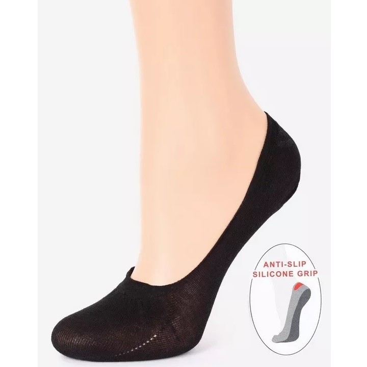 STOPKI MARILYN DAMSKIE COT ANTI-SLIP BLACK 36/40