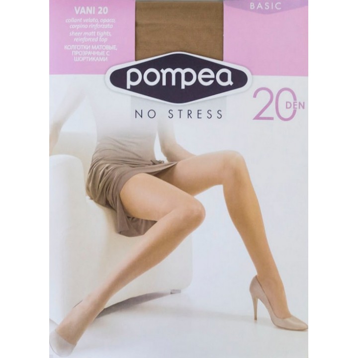 КОЛГОТКИ POMPEA VANI 20 1-4%ПР 4 горчицы
