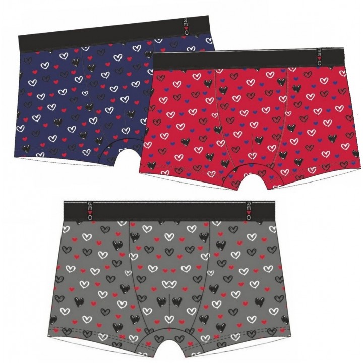 ШОРТИ REDO ДО ДНЯ СВЯТОГО ВАЛЕНТИНА 1BE-815 L, мікс кольорів