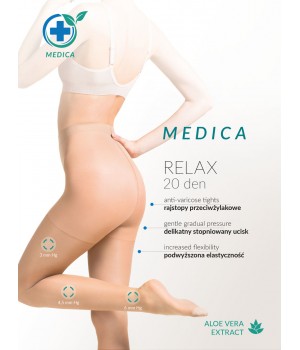 КОЛГОТКИ GABRIELLA MEDICA RELAX 20 4 бежеві