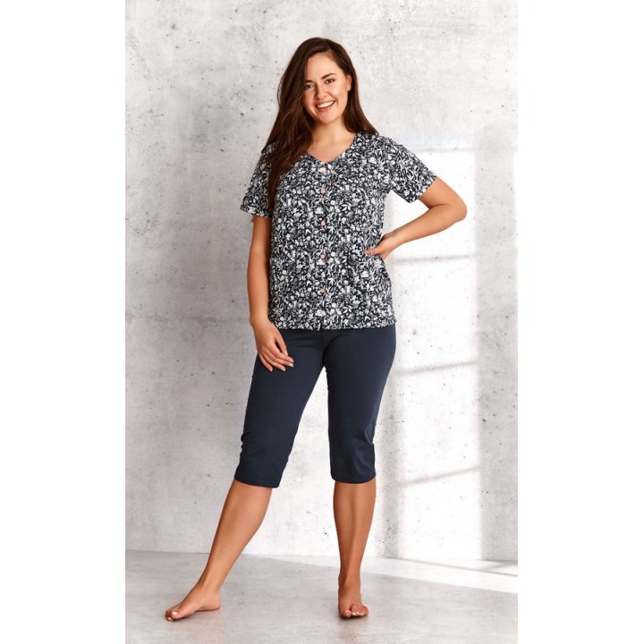 Піжама TARO 924 WERA SS21 3XL темно-синього кольору