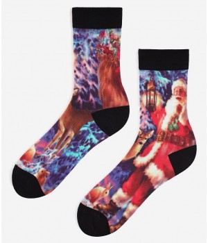 ШКАРПЕТКИ MARILYN MEN SPECIAL SANTA CLAUS 41-45 з візерунком