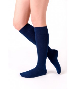 Гольфы женские STEVEN 072, темно-синие, 35-37