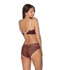 Бюстгальтер GAIA 1132 WAIST 90D бордовий