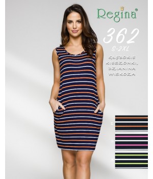 Рубашка REGINA 362 S оранжевая
