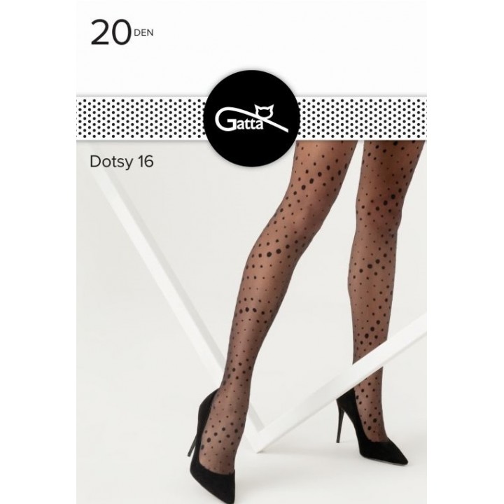 RAJSTOPY GATTA DOTSY WZ 16 3 nero