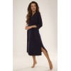 DE LAFENSE BATHROBE 942 VISA DL M navy blue