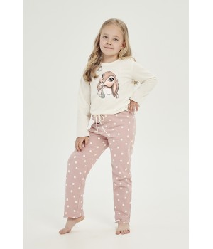 TARO 3039 ПІЖАМА З ЗАЙЧИКОМ AW24 122 екрю