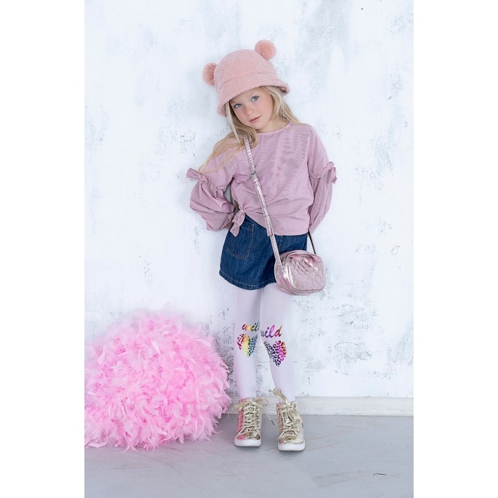 КОЛГОТКИ KNITTEX WILD 146-152 чорного кольору