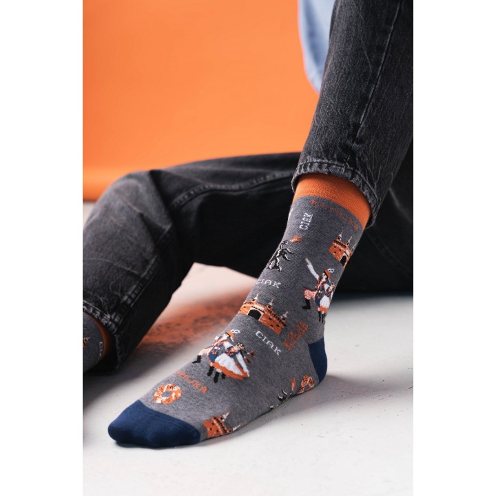 НОСКИ STEVEN 118 FOLK MESK 39-42, микс цветов