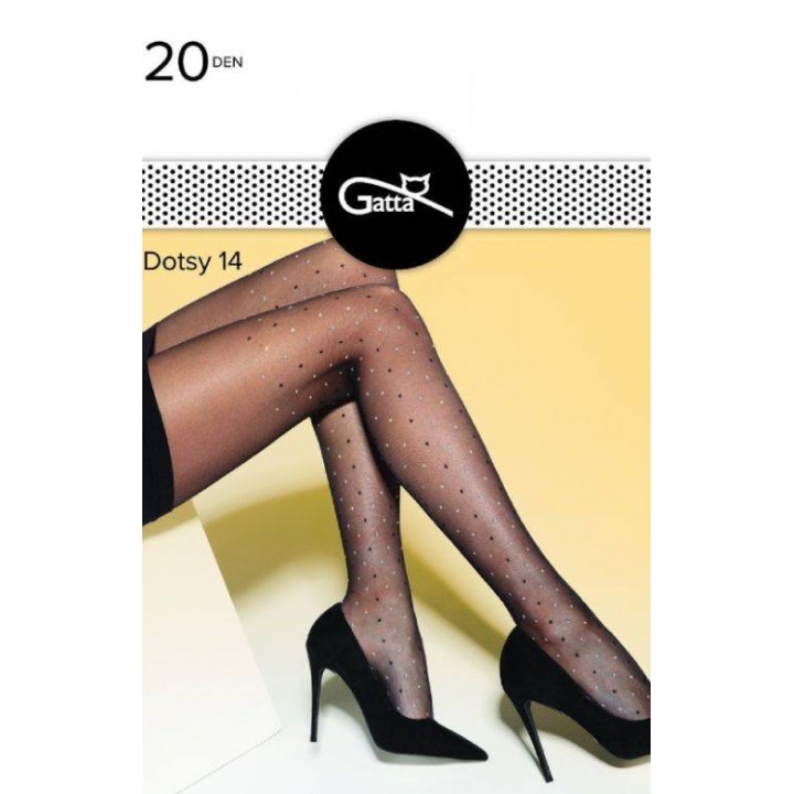 Колготки GATTA DOTSY WZ 14 NERO /3