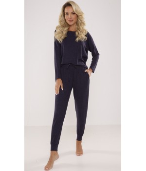 PIŻAMA DE LAFENSE 555 PAULA S granat