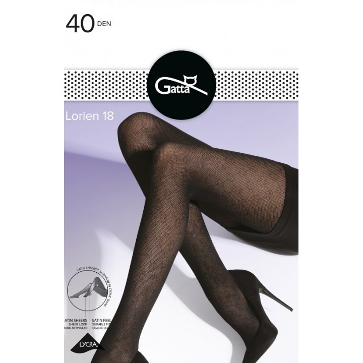 КОЛГОТКИ GATTA LORIEN WZ 18 3 черный