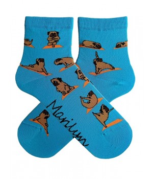 ШКАРПЕТКИ ДЛЯ ЙОГИ MARILYN DOGYOGA 36-40 сині