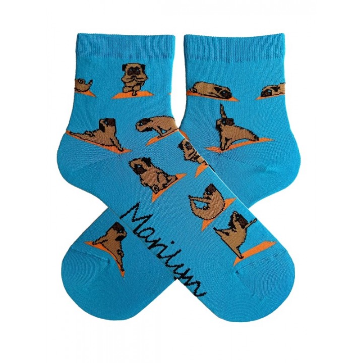 ШКАРПЕТКИ ДЛЯ ЙОГИ MARILYN DOGYOGA 36-40 сині