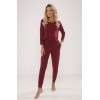 PIŻAMA DE LAFENSE 555 PAULA XXL bordowy
